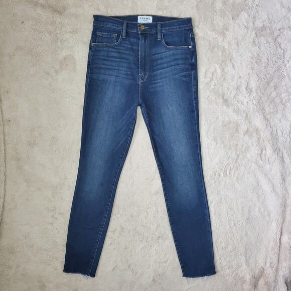 Frame Ali High Rise Skinny Jeans 27 / 4 - Picture 3 of 10